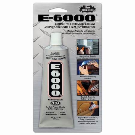 ECLECTIC PRODUCTS 3.7 Oz E6000 Clear Craft Adhesive 230022